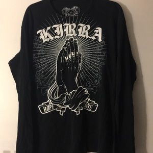 Kirra praying hands long sleeve tee
